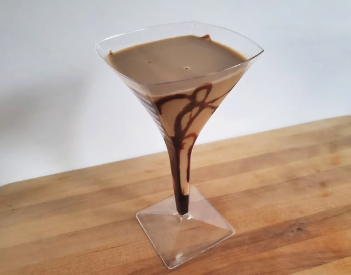 Delicious chocolate martini