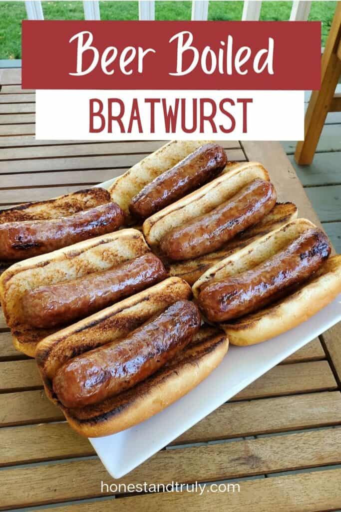 Beer Boiled Brats - The BEST Way To Enjoy This Grilled Classic