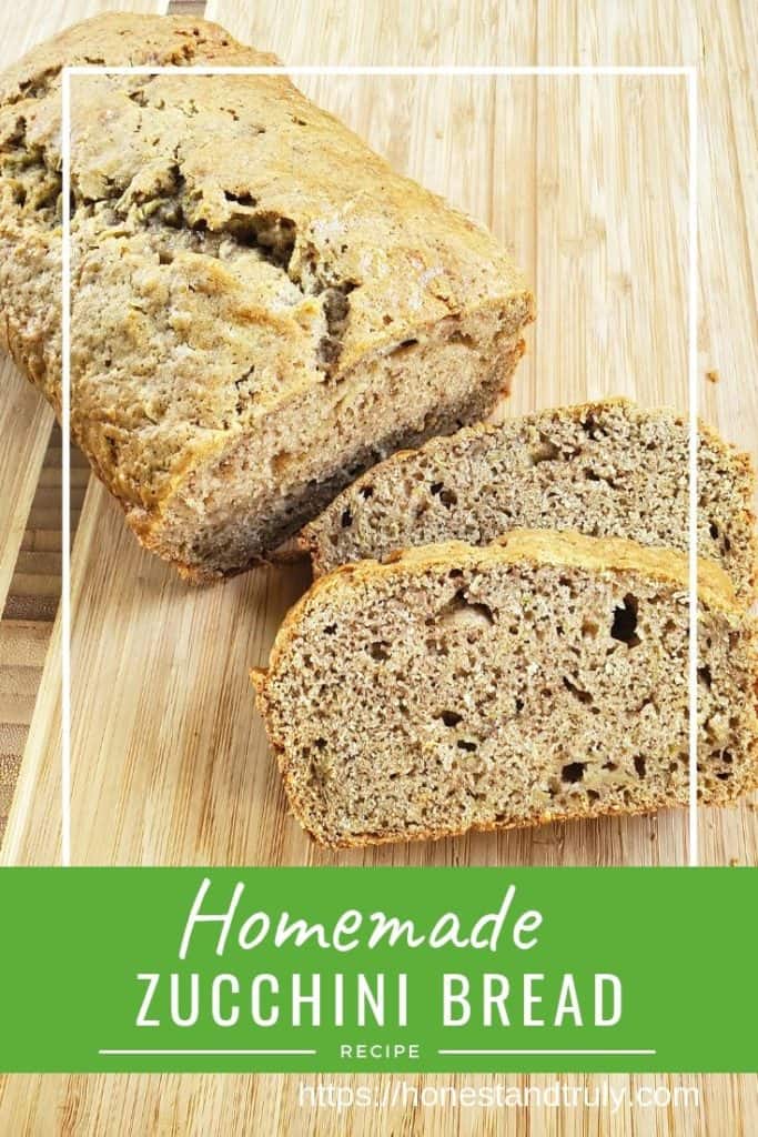Homemade Zucchini Bread An easy recipe for your garden abundance!
