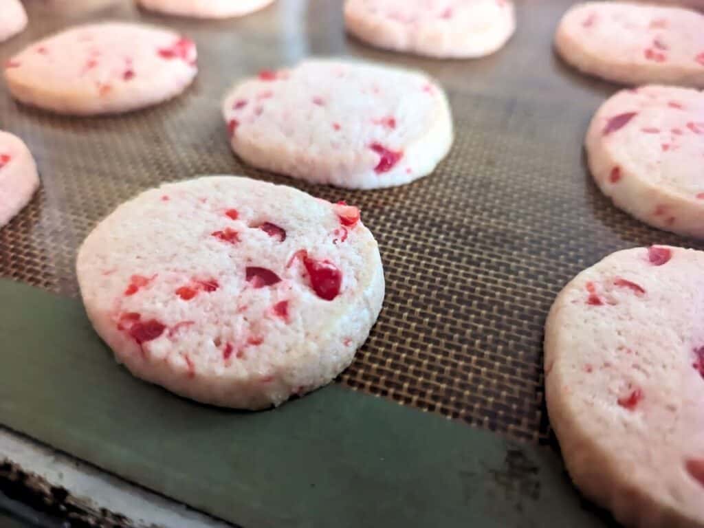 Image shows easy to make sugar cookies.