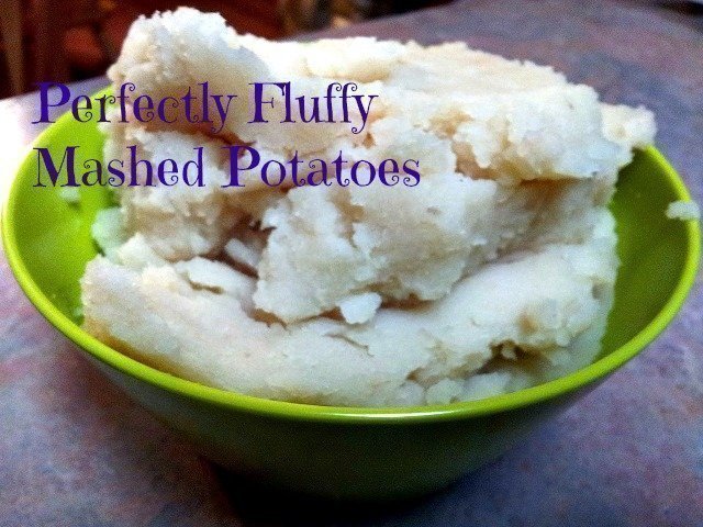 Bowl of Mister Man's mashed potatoes