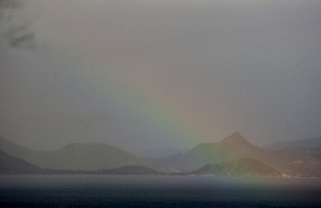 rainbow over St. Kitts