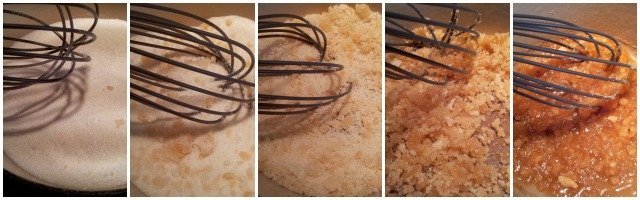 Steps to making caramel