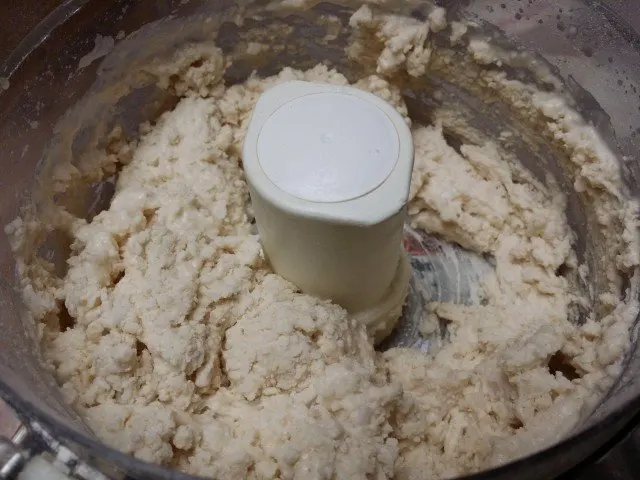 biscuit dough ready to knead