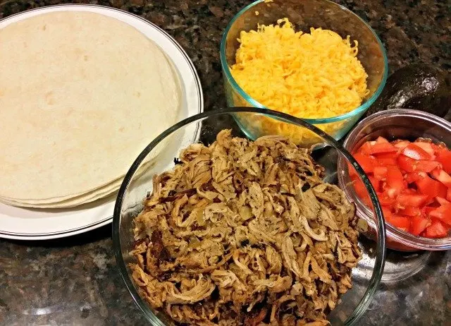 Set up a carnitas bar so everyone can enjoy with toppings they choose