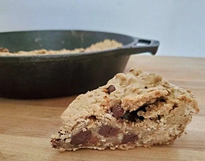 Piece of skillet cookie