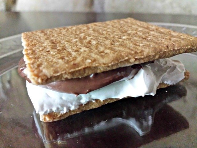 Best s'mores ever with homemade marshmallow fluff and nutella
