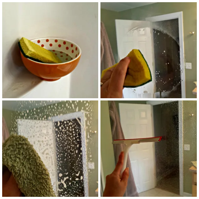 How to use dish soap to remove soap scum
