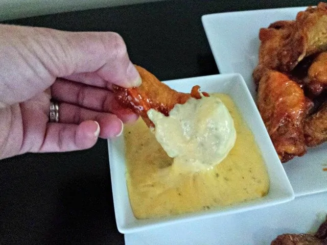 Yummy chicken wings dipping sauces