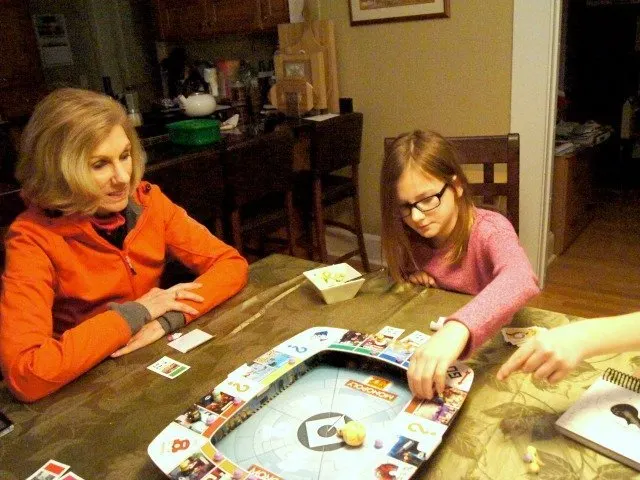 playing board games