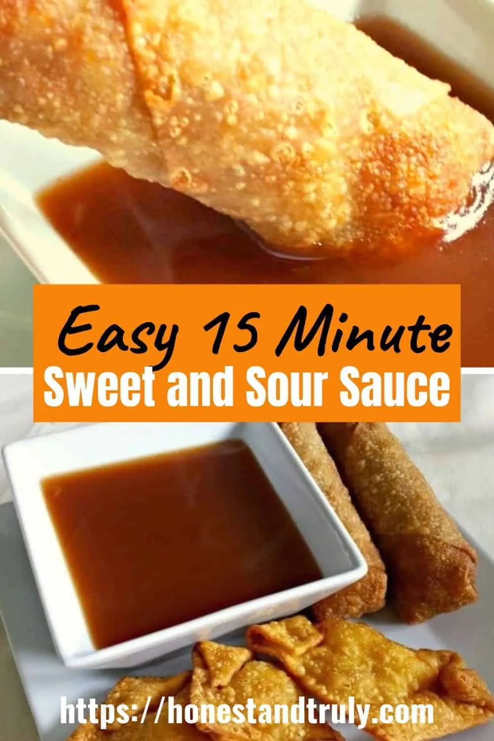 Easy sweet and sour sauce