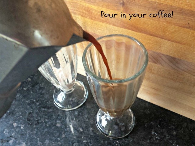 Add coffee to your cup