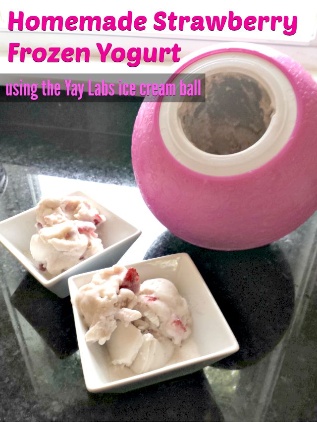 ice cream ball with dough