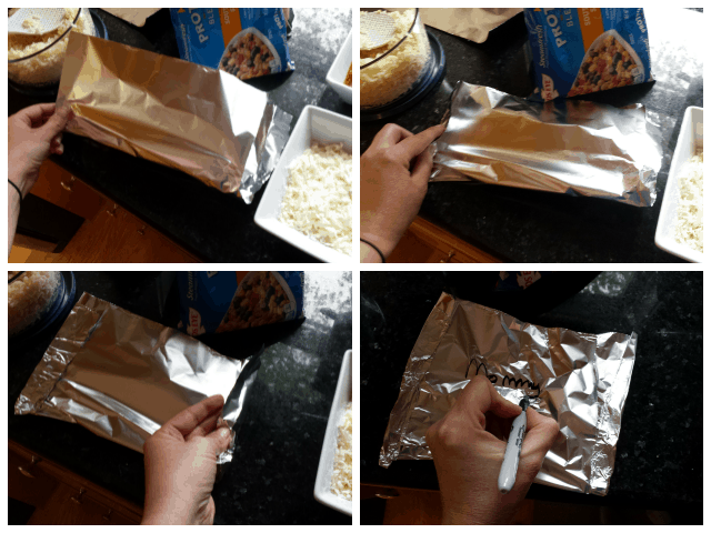 How to fold your tin foil pocket
