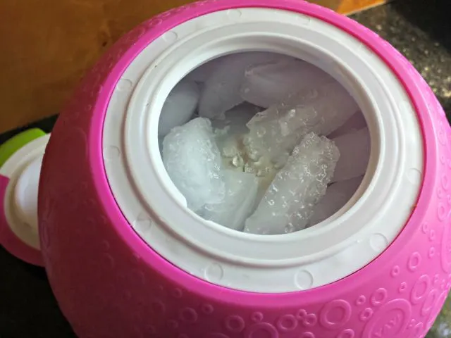 Shake ice and add more