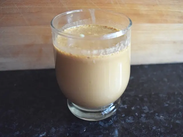 Cup of homemade pumpkin spice latte