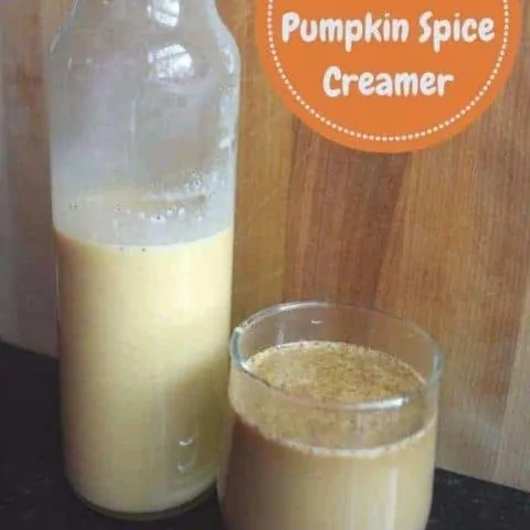 Homemade pumpkin spice creamer recipe to make pumpkin spice lattes at home