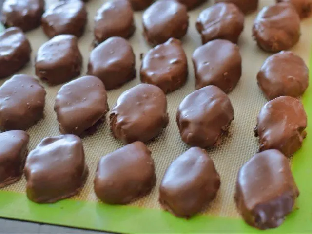 Chocolate dipped football OREO cookie balls