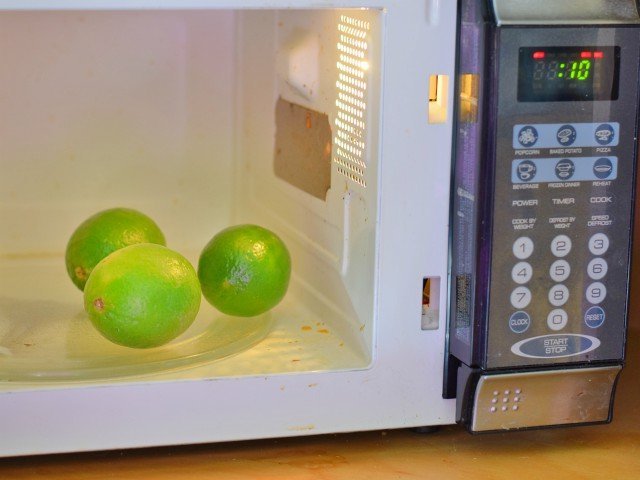 Warm limes in your microwave