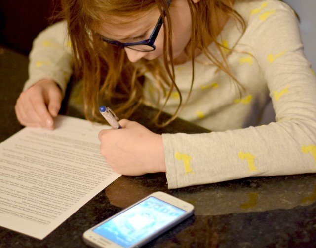 Signing a kid cell phone contract