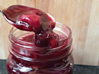 Delicious homemade cherry syrup