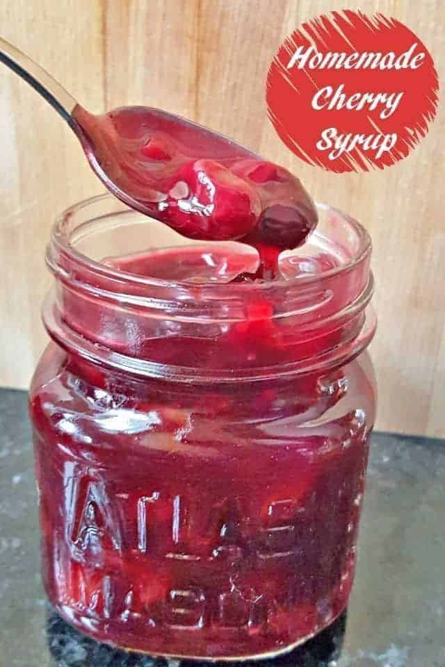 Homemade Cherry Syrup Recipe