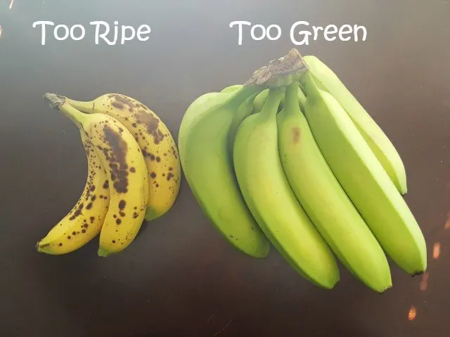 Issues with banana ripeness