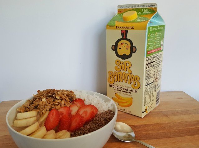 Protein Power Smoothie bowl with Sir Bananas Bananamilk