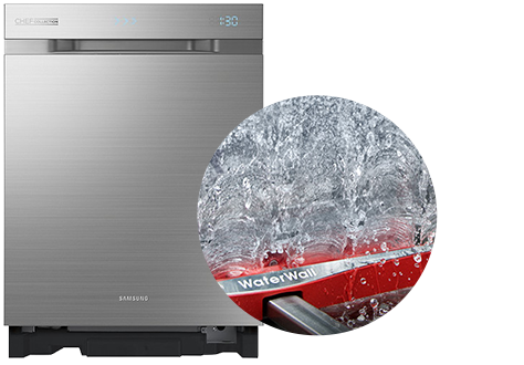 Samsung WaterWall dishwasher with revolutionary cleaning technology