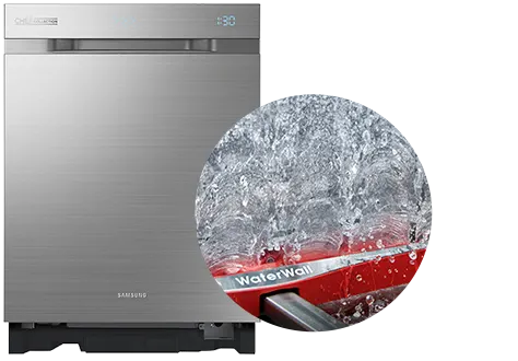 Samsung WaterWall dishwasher with revolutionary cleaning technology