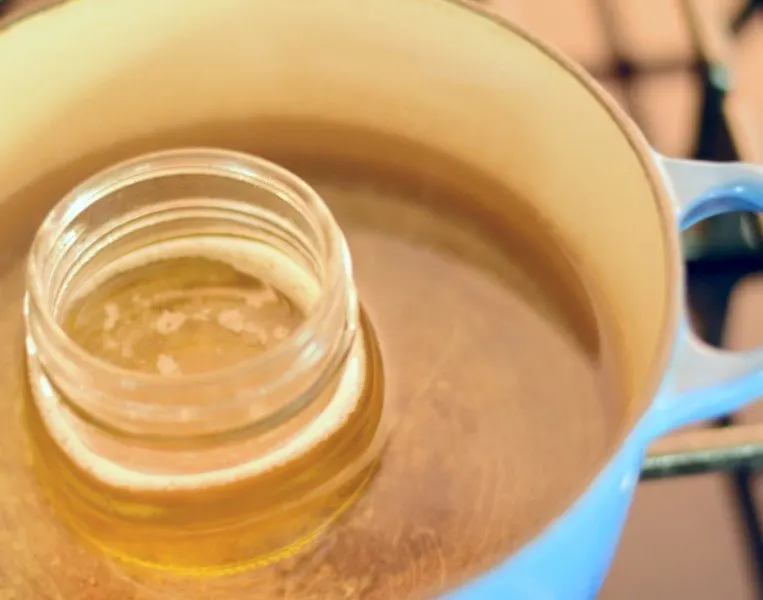 Let oils sit until melted for homemade deodorant