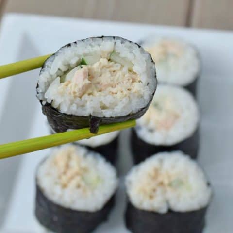 Make Sushi At Home Simple Homemade Spicy Tuna Rolls Honest And