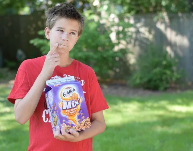 What to make with Goldfish snack mix