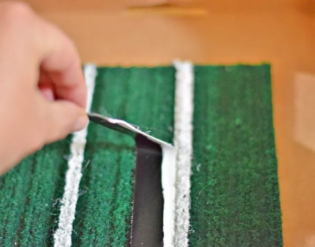 Carefully remove tape once paint dries