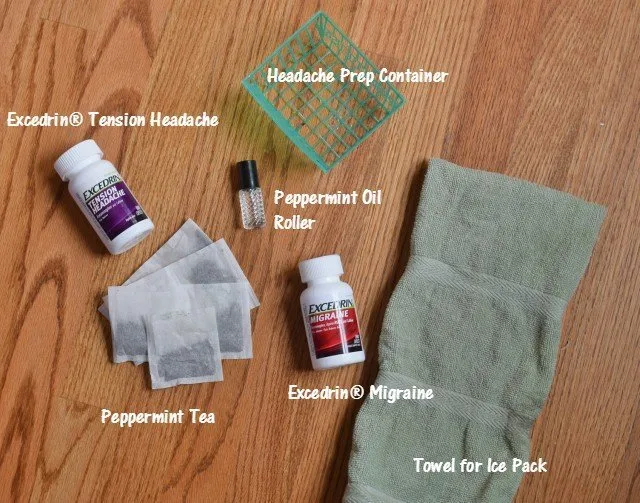 Create a headache prep kit