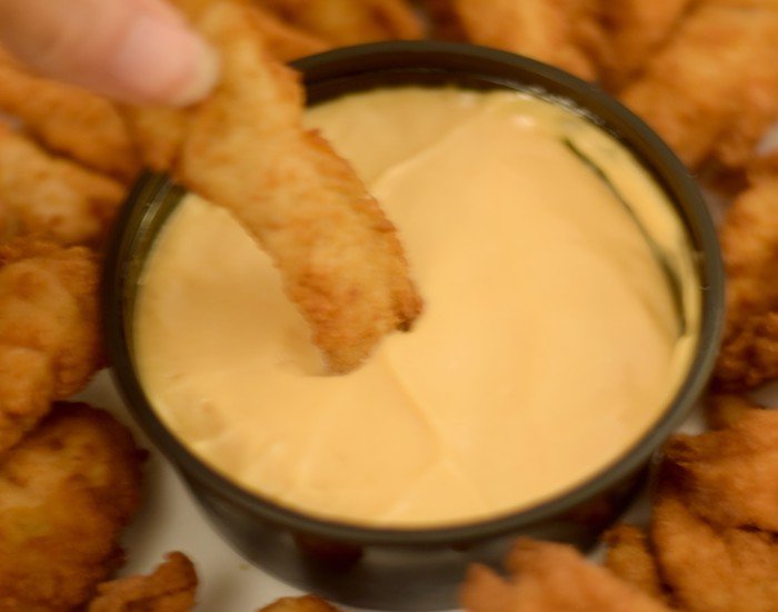 Chick fil a chicken strips catering tray dipping