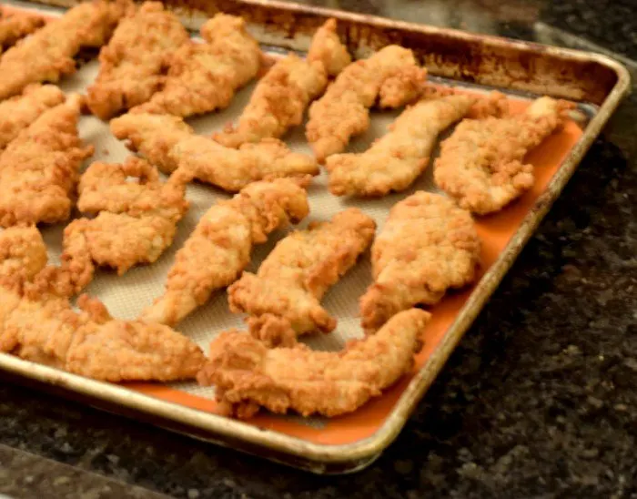 Reheat your Chick-fil-A chicken strips catering tray