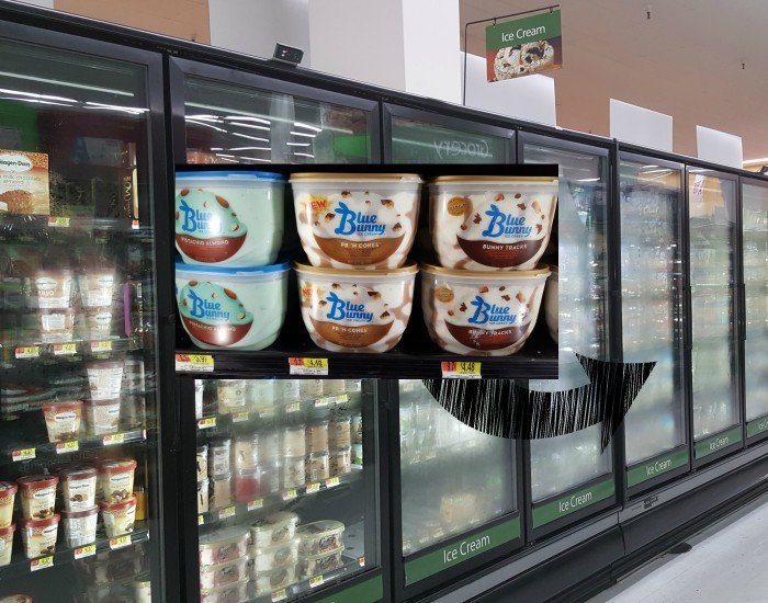 Blue Bunny Ice Cream at Walmart