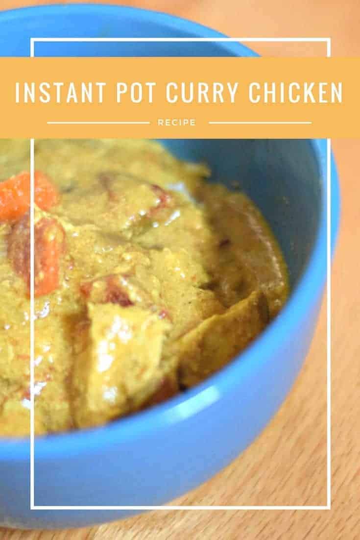 Enjoy this Instant Pot chicken curry recipe for a quick weeknight dinner packed with flavor. This kid friendly and gluten free meal is ready in under a half hour, including prep time.