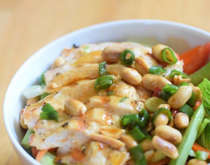 How to make kung pao chicken salad recipe