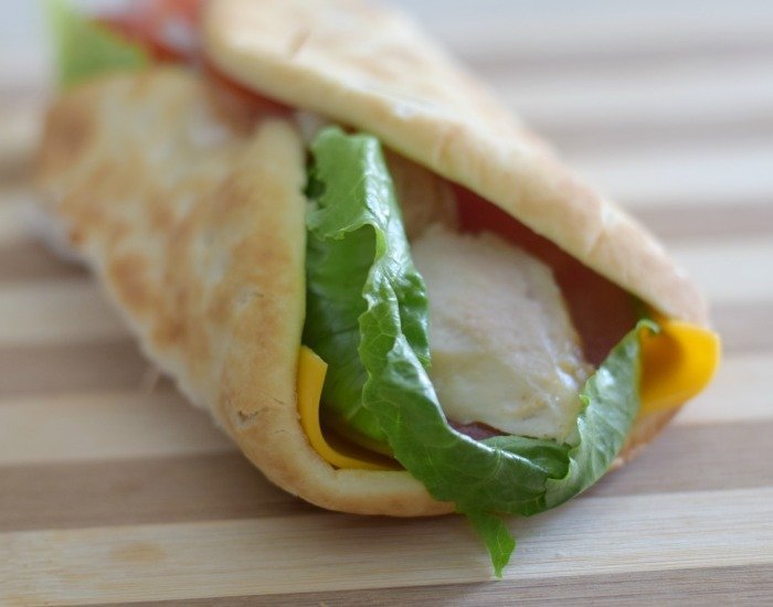 Delicious and easy chicken taco wraps for cold summer picnics