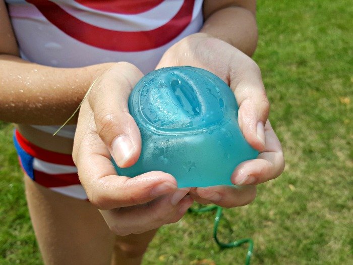 Water Wubble are water balloons that don't break and are reusable