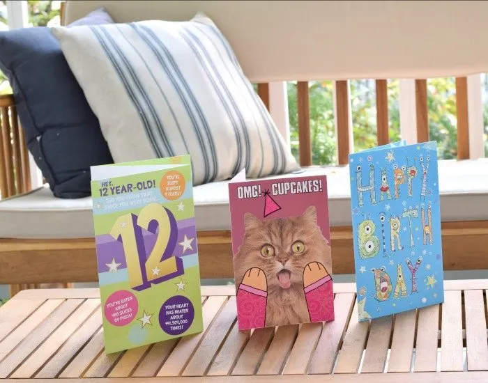 Perfect American Greeting birthday cards for a 12 year old