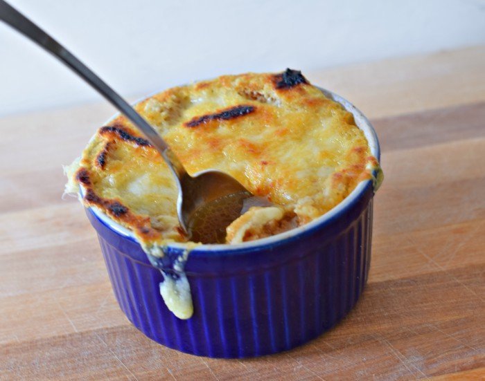 Easy homemade French onion soup