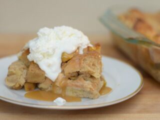 Fully loaded apple pie bread pudding