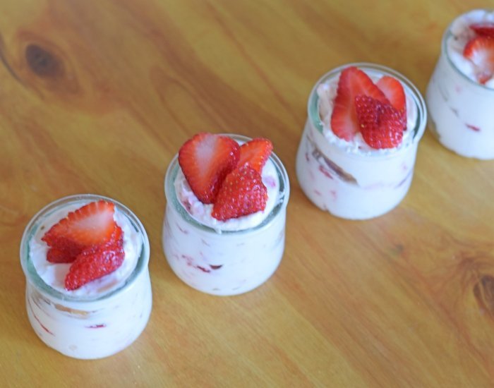 Individual Strawberry Lemonade Icebox Cake Recipe - Honest And Truly!