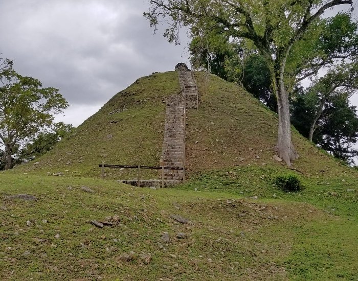 Second temple to explore in Belize Mayan ruins