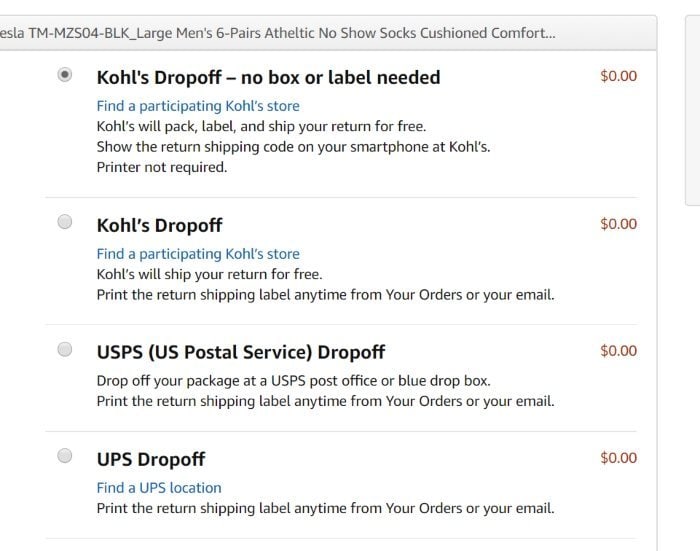 How to Return  Orders at Kohl's