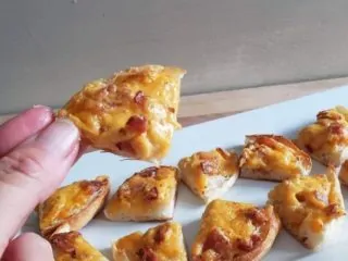 Bite of Bacon Beer Cheddar English Muffin Bites