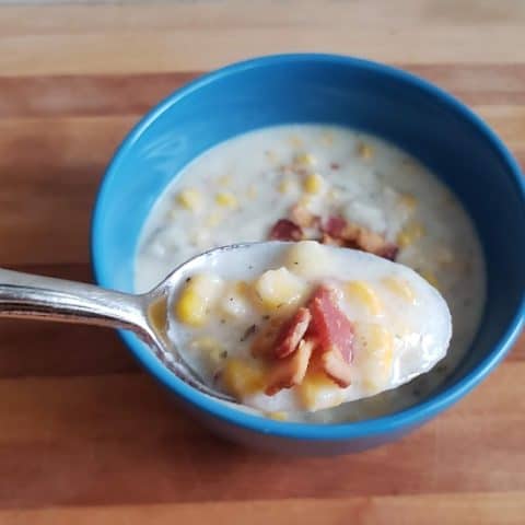 Instant Pot Potato Corn Chowder Simple Soup Recipe